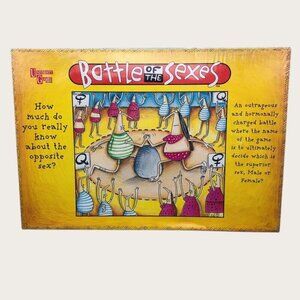 Battle of the Sexes Board Game 1997 Vintage Factory Sealed University Games